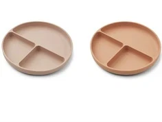 Liewood rose mix tallerken Harvey silikone (2-pak)